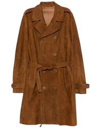 Salvatore Santoro - Belted Double-Breasted Coat - Lyst