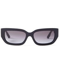 Jimmy Choo - Gafas de sol Tatum con montura rectangular - Lyst