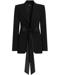 Dolce & Gabbana - Chaqueta Turlington De Microcanalé Con Botones - Lyst