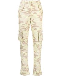 Patrizia Pepe - Camouflage-pattern Stretch-cotton Cargo Pants - Lyst