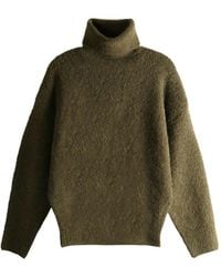 TOTEME - High-Neck Wool Sweater - Lyst
