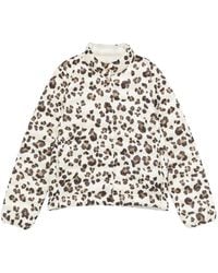 Marella - Leopard-Print Puffer Jacket - Lyst