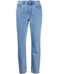 A.P.C. Low-waist Boyfriend Jeans - ブルー