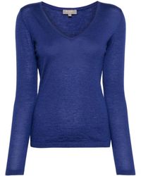 N.Peal Cashmere - Long-sleeve Cashmere T-shirt - Lyst