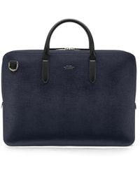 Smythson - Panama Slim Briefcase - Lyst