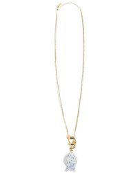 Chloé - Bloomcraft Halskette Mit Blumenanhänger - Lyst