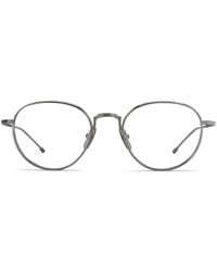 Thom Browne - Round-Frame Titanium Glasses - Lyst