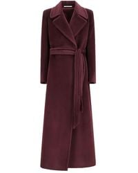 Tagliatore - Belted Coat - Lyst