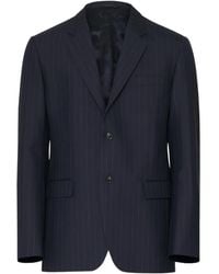 Maison Margiela - Pinstripe Wool Blazer - Lyst
