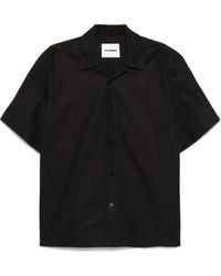 Jil Sander - Hemd Aus Bio-Baumwolle - Lyst