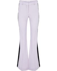 Nina Ricci - Cady Striped Flared Trousers - Lyst