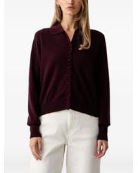 ViCOLO - Cardigan Boutonné À Col Polo - Lyst