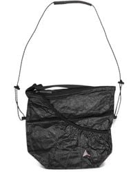 ROA - Crinkled-Effect Logo-Print Messenger Bag - Lyst