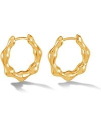Dower & Hall - Hinged Huggie Hoop Earrings - Lyst
