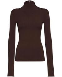 Ferragamo - Roll-Neck Cashmere-Blend Jumper - Lyst