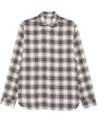 Xacus - Legacy Check-Pattern Cotton Shirt - Lyst