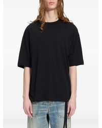 Ann Demeulemeester - Lettering-Print Cotton T-Shirt - Lyst
