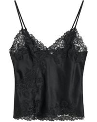 By Malene Birger - Madeleine Lace-Trim Top - Lyst