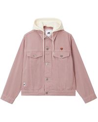 Chocoolate - Hooded Denim Jacket - Lyst