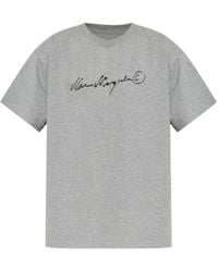 MM6 by Maison Margiela - Logo-Print T-Shirt - Lyst