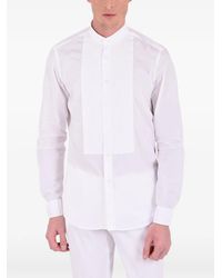 Dell'Oglio - Camisa Con Pechera Plisada - Lyst