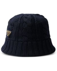 Prada - Wool Bucket Hat - Lyst