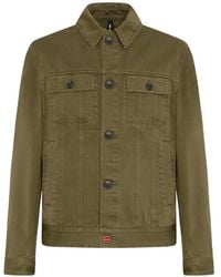 Kiton - Chaqueta Vaquera Con Botones - Lyst
