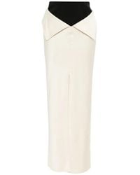 Nanushka - Split Front Long Skirt - Lyst