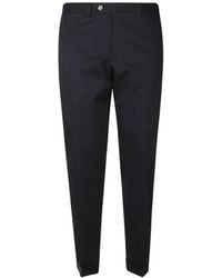 Barba Napoli - Pantalon À Plis Marqués Et Ourlets À Revers - Lyst