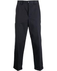 Etro - Pantalon chino en coton à plis marqués - Lyst