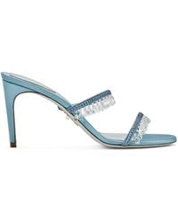 Rene Caovilla - Chandelier 105Mm Crystal-Embellished Sandals - Lyst