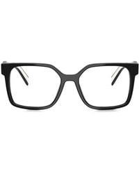 Prada - Brille Mit Eckigem Gestell - Lyst
