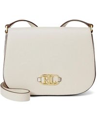Ralph Lauren - Logo-Plaque Crossbody Bag - Lyst