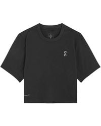 On Shoes - T-Shirt Crop À Manches Courtes - Lyst
