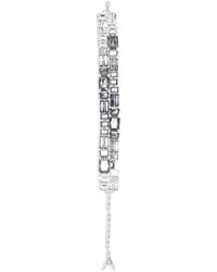 Area - Crystal Cluster Choker Necklace - Lyst
