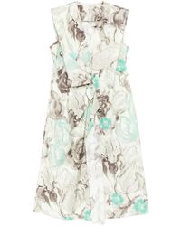 JNBY - Floral-Print Oversized Dress - Lyst