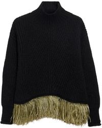 La DoubleJ - High Kick Pullover (Mit Federn) - Lyst