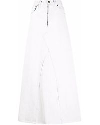 Maison Margiela - メゾン・マルジェラ ハイウエスト デニムスカート - Lyst