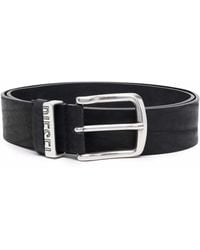 DIESEL - _logo B-visibl_apparel_belt_black_80 - Lyst