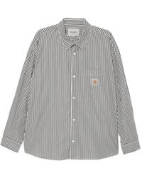 Carhartt - S Daldry Striped-Pattern Chest-Pocket Shirt - Lyst