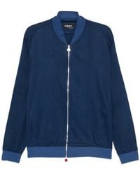 Kiton - Zip-Fastening Ribbed-Trim Jacket - Lyst