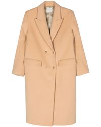 Forte Forte - Double-Breasted Felted Coat - Lyst