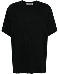 Yohji Yamamoto - Cotton-blend T-shirt - Lyst