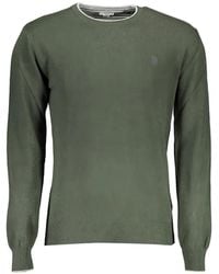 U.S. POLO ASSN. - Logo-Embroidered Crew-Neck Sweater - Lyst