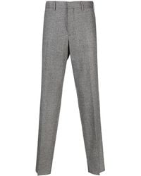 Lardini - Kurt Houndstooth-Pattern Tapered Trousers - Lyst