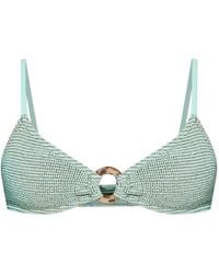 Bondeye - Ring Lissio Crinkle-Effect Bikini Top - Lyst