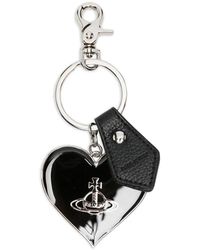 Vivienne Westwood - Mirror Heart Orb Keyring - Lyst