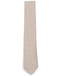 Canali - Textured-Finish Silk Tie - Lyst