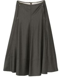 Agnona - High-Waisted A-Line Skirt - Lyst