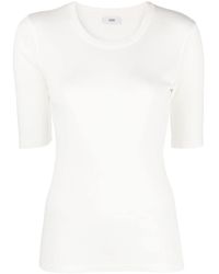 Closed - Round-Neck Short-Sleeved T-Shirt - Lyst